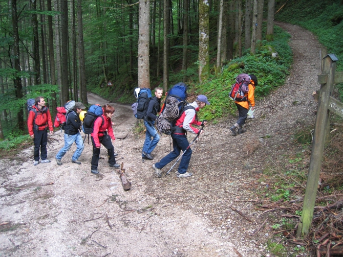 Горная школа в "Царстве Синего Льда" (dav-club-russland, мультипитч, dav, мюнхен, берхтесгаден, курсы, альпинизм, скалолазание)