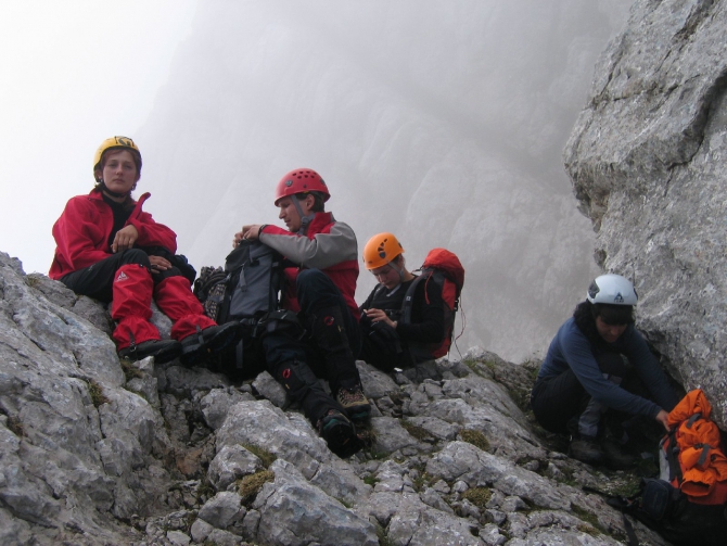 Горная школа в "Царстве Синего Льда" (dav-club-russland, мультипитч, dav, мюнхен, берхтесгаден, курсы, альпинизм, скалолазание)