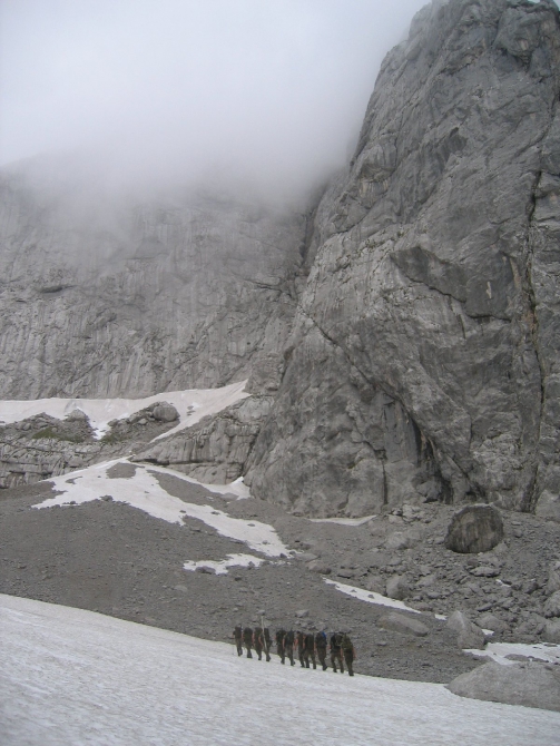 Горная школа в "Царстве Синего Льда" (dav-club-russland, мультипитч, dav, мюнхен, берхтесгаден, курсы, альпинизм, скалолазание)