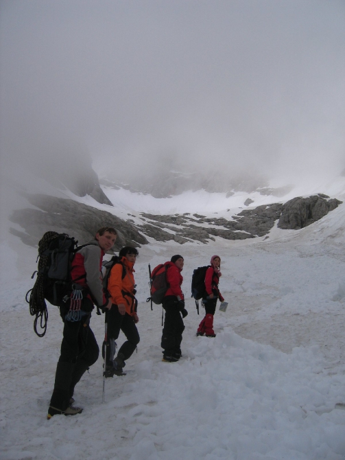Горная школа в "Царстве Синего Льда" (dav-club-russland, мультипитч, dav, мюнхен, берхтесгаден, курсы, альпинизм, скалолазание)