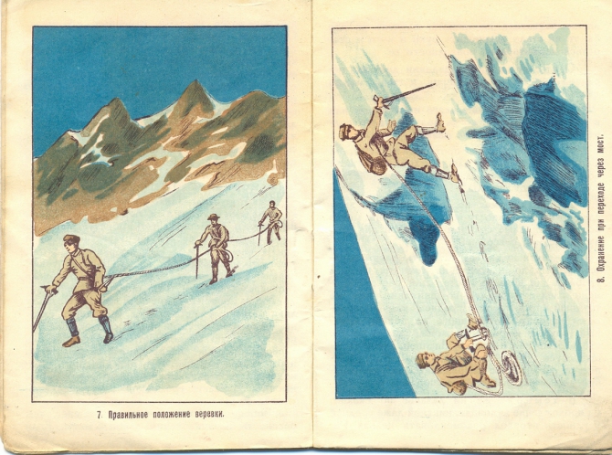 Альбом "Техника хождения по снегу, фирну и льду" (движение по снегу)