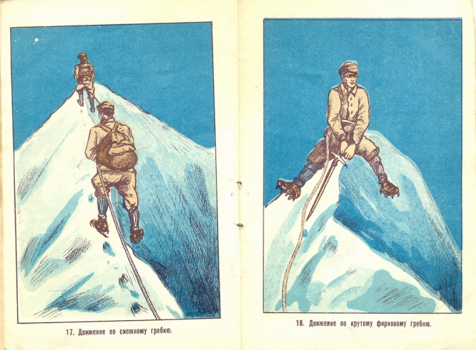 Альбом "Техника хождения по снегу, фирну и льду" (движение по снегу)