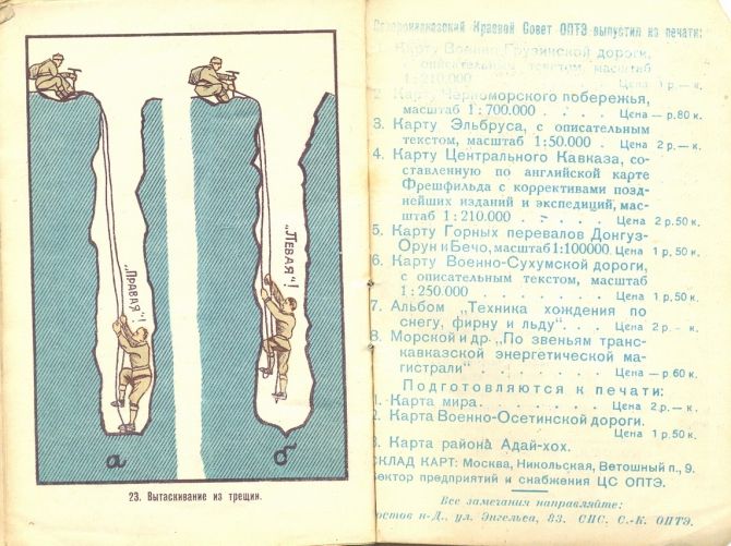 Альбом "Техника хождения по снегу, фирну и льду" (движение по снегу)