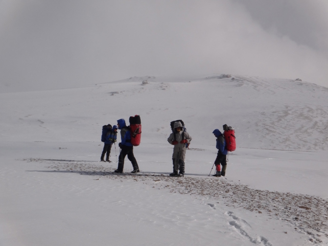 Зима,холода ,Ерыдаг 2013 (Альпинизм, одесса, маршрут андреева, red point, ред поинт)