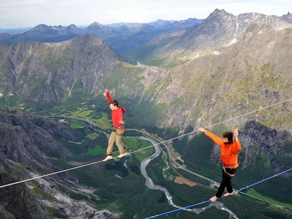 Норвегия как цивилизация экстрима (Ropejumping, горные лыжи, северные сияния)