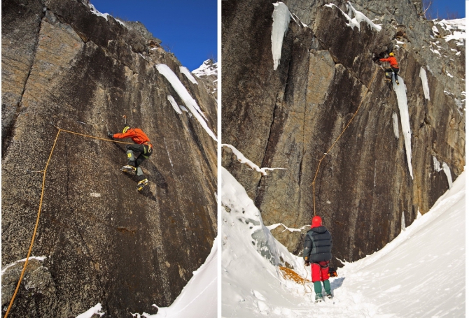 Трасса М18. Микст на Русском Севере (Альпинизм, ледолазание, хибины, драйтулинг, кировск, школа альпинизма, sivera, grivel, нефедов, юкспор, 23 км, шуйские скалы, bouldermixt, бастион вудьявра, городская щель, скальное ущелье, солнечное ущелье, абрам мыс, шуйский микст)