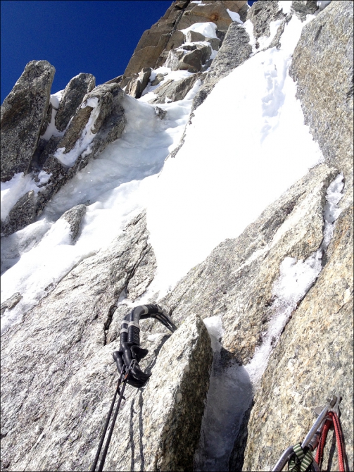 Продолжаем осваивать Шамони и окрестности (конец марта 2013, Альпинизм, chamonix, supercouloir, eugster direct)
