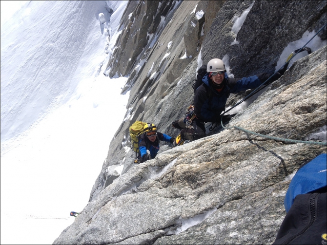 Продолжаем осваивать Шамони и окрестности (конец марта 2013, Альпинизм, chamonix, supercouloir, eugster direct)