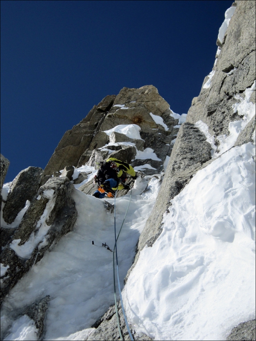 Продолжаем осваивать Шамони и окрестности (конец марта 2013, Альпинизм, chamonix, supercouloir, eugster direct)