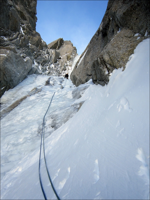 Продолжаем осваивать Шамони и окрестности (конец марта 2013, Альпинизм, chamonix, supercouloir, eugster direct)