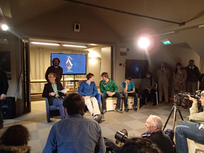 Piolet d'Or 2013 фоточки (Альпинизм, ланге, восхождения 2012 года, piolets d'or, нилов, курмайор, награды, золотой ледоруб, горы, экспедиции, события, головченко)