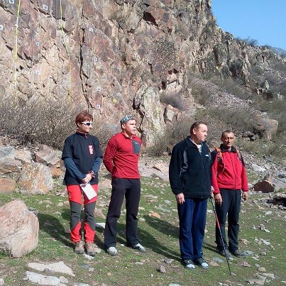Соревнования по альпинистскому двоеборью памяти А. Губаева, 6-7 апреля 2013 г., ущ. Чон-Курчак, Киргизия (Альпинизм, двоеборье памяти, забег, драйтулинг)