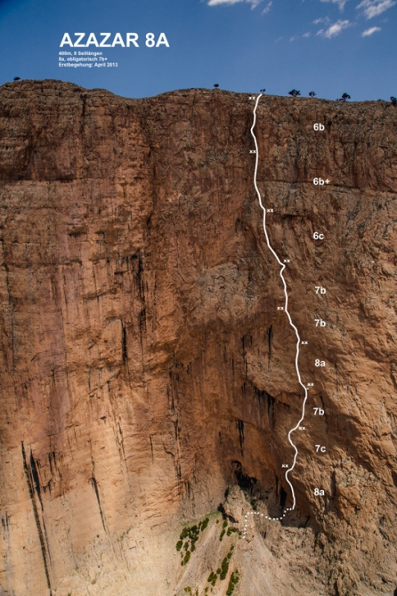 Azazar - новый маршрут в Марокко (Альпинизм, инес паперт, первопроход, 8а, крутые, экспедиции, высокий атлас, tadrarate, taghia)