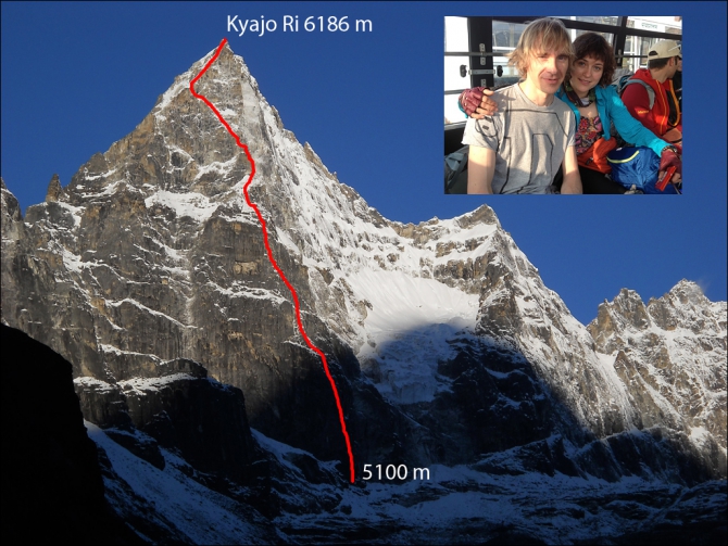 Восточное ребро Kyajo Ri. ЕСТЬ ВЕРШИНА! (Альпинизм, black diamond, marmot, beal, непал, scarpa, белоусов, кхумбу, коптева)