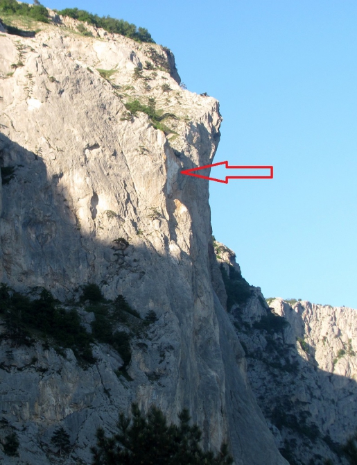 Веревка упала (Альпинизм, кастропольская, крым, обвал)