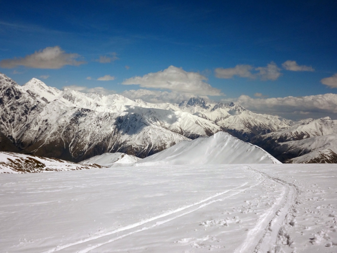 Казбек - блиц (Альпинизм, амиров, долгов, бозов, ски -тур, грузия, кузьмин, кавказ, горы)