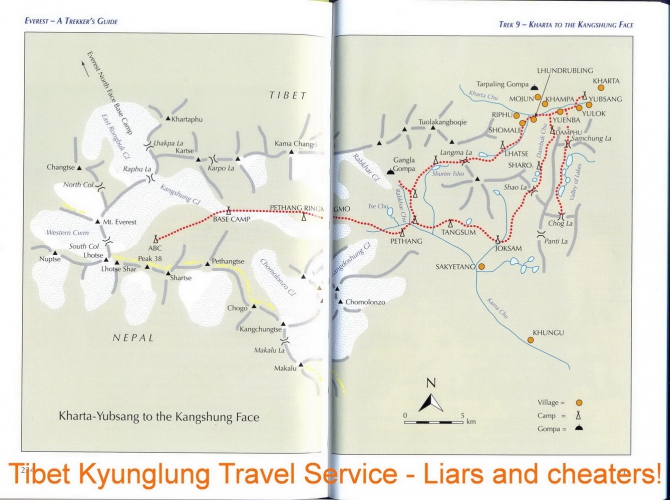 TIBET KYUNGLUNG TRAVEL SERVICE. Liars and cheaters! Остерегайтесь - мошенники! (Путешествия, tibet kyunglung travel service liars and cheaters!, лходзе, тибет, эверест, китай)