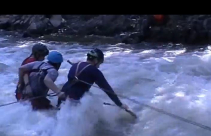 Основные принципы страховки на переправе (Горный туризм, переправа, страховка, безопасность)