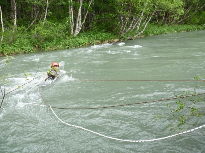 Основные принципы страховки на переправе (Горный туризм, переправа, страховка, безопасность)
