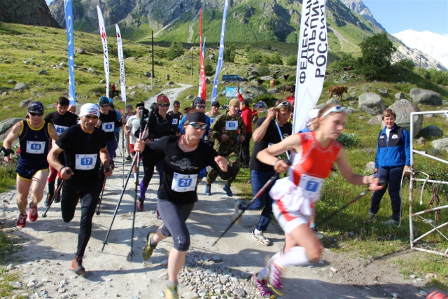 Вертикальный километр в Безенги (Скайраннинг, фар, кубок россии, vento, венто, стефанишина, скайраннинг, ачабаев)