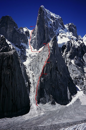 "Обычный" Uli Biaho. (Альпинизм, west face, east face, башкирцев, веретенин)