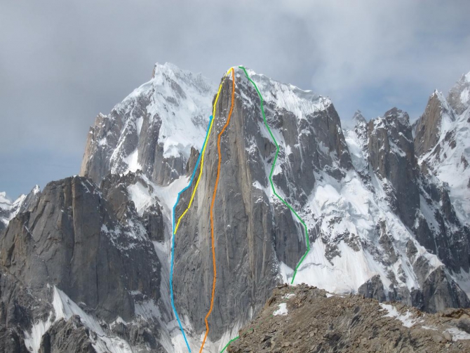 "Обычный" Uli Biaho. (Альпинизм, west face, east face, башкирцев, веретенин)