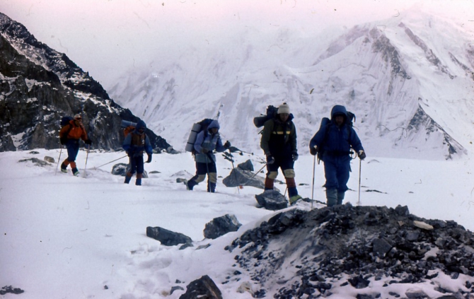 Хан-Тенгри, зима 1992, ЦСКА Казахстана. (Альпинизм, хрищатый, алма-ата)