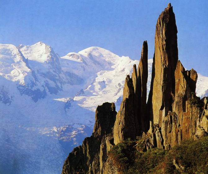 Монблан. 1786 год. 8 августа. 18 ч.30 м. (Альпинизм, бальма, боссон, паккар, франция, альпы)