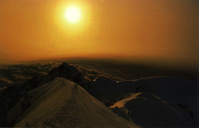 Монблан. 1786 год. 8 августа. 18 ч.30 м. (Альпинизм, бальма, боссон, паккар, франция, альпы)