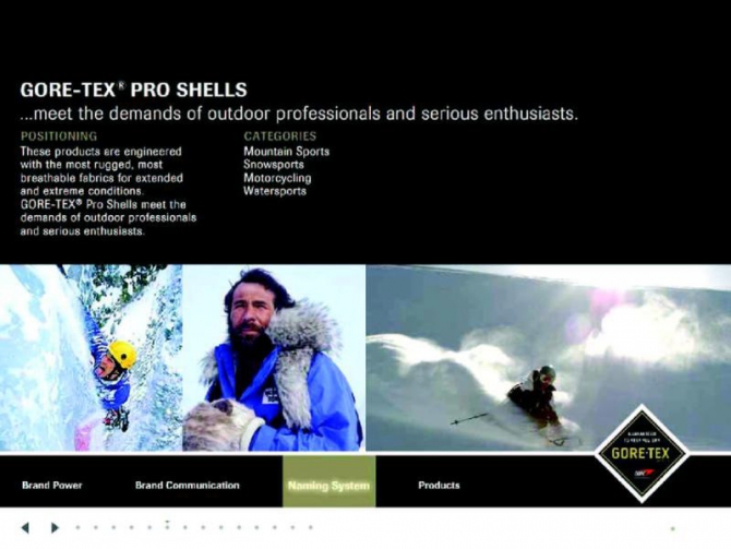 Обещанное: Презентация Gore-Tex проведенная на августовском семинаре фирмы Red Fox (петербург)