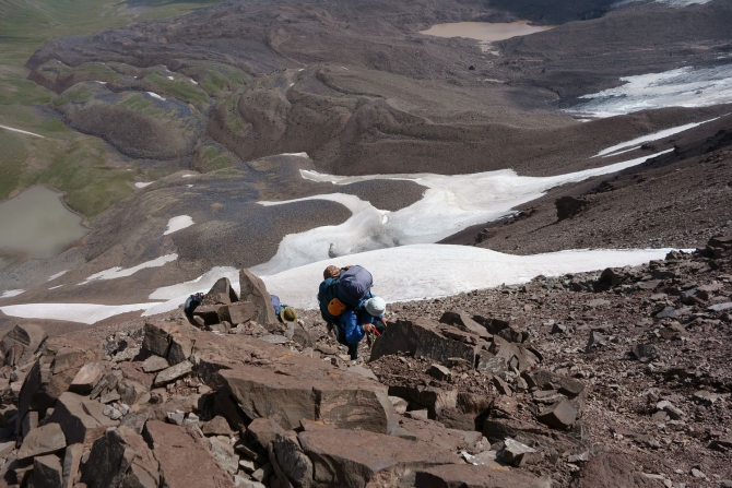 Сказ о том, как мы открыли самый восточный шеститысячник Заалайского хребта :, Альпинизм, экспедиция маи "заалай-2013", курумды, заря востока, пик эйлера, перевал черная осыпь, перевал верхний нура, перевал предвершинный)