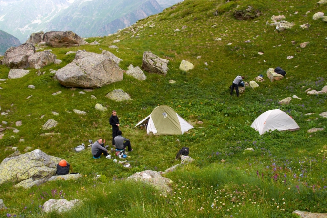Фотоотчёт о походе по Кавказу, с восхождением на Эльбрус (Альпинизм, горный поход, июль 2013)