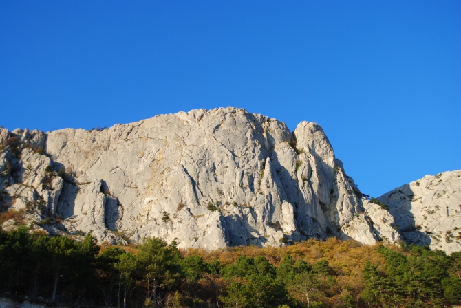 Крым. Массив Черепаха. Первопроход 5А (Альпинизм, альпинизм, шелхаков)