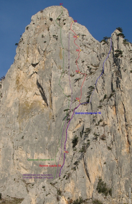 Новый маршрут на г. Малый Кильсе – «Ирония судьбы» 5А (Альпинизм, крым, первопроход, описание)