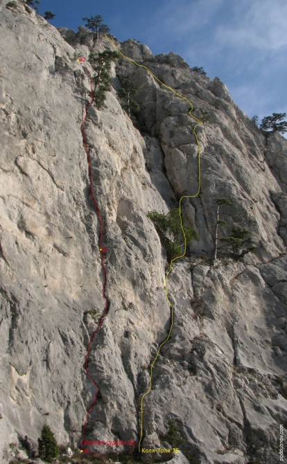 Новый маршрут на г. Малый Кильсе – «Ирония судьбы» 5А (Альпинизм, крым, первопроход, описание)