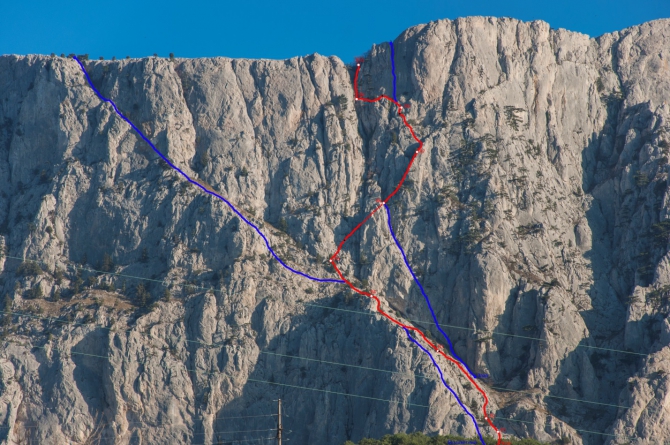 На Крымских скалах появилась еще одна единичка – "АССА" (Альпинизм, альпинизм в крыму, маршрут асса, мердвен-каясы, новый маршрут, описание маршрута, первопроход)