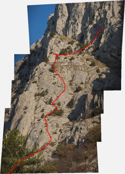 На Крымских скалах появилась еще одна единичка – "АССА" (Альпинизм, альпинизм в крыму, маршрут асса, мердвен-каясы, новый маршрут, описание маршрута, первопроход)