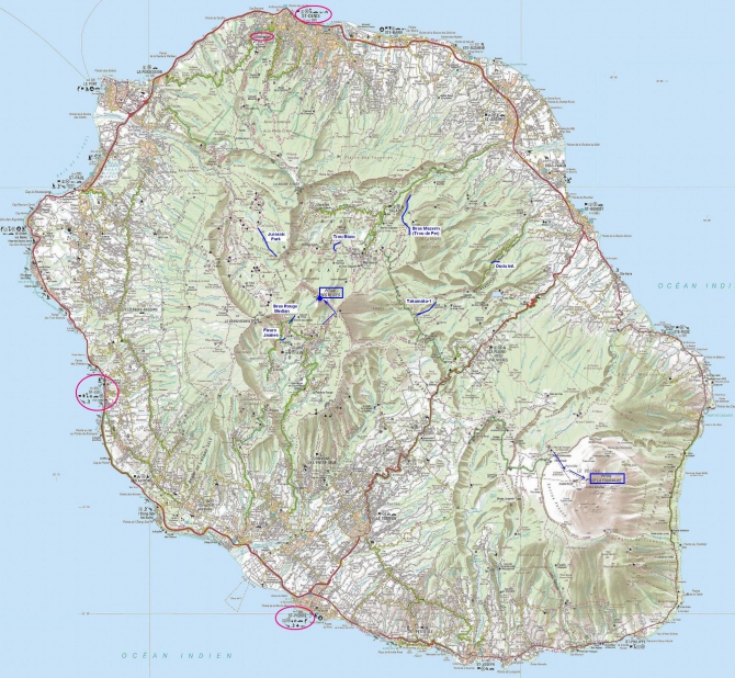 Три недели реюньонинга (начало, Путешествия, каньонинг)