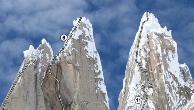 Эрманно Сальватерра штурмует непокоренную западную стену Торре-Эггер. (Альпинизм, первопрохождение, альпийский стиль, альпинизм)
