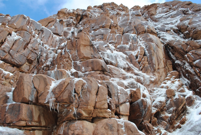 Альпинизм на Синае. Лёд тронулся! (санта катерина, новые маршруты, дахаб, египет, синай, первопрохождение)