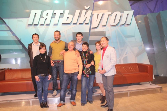 Передача "Пятый Угол. Магия гор", на казахстанском телеканале "Ел-Арна" (казахстанские альпинисты)