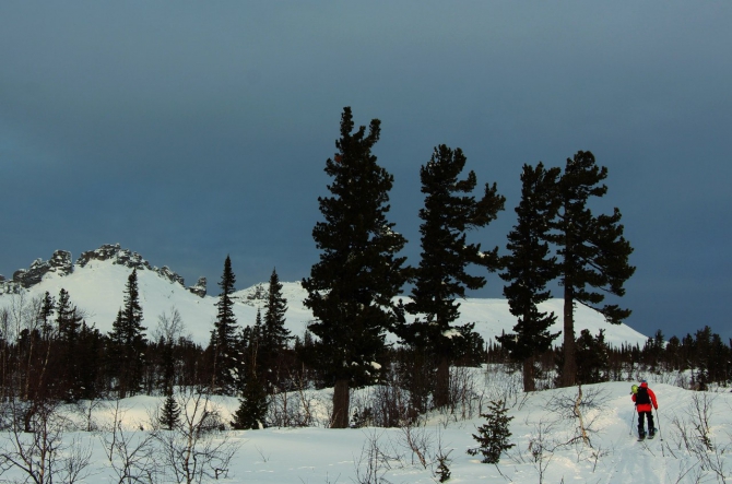 Split day in Gesh (Горные лыжи/Сноуборд, splitboard, сплитборд, jones, jonessnowboards, solution, skitour, terentyev, buff, xcamp, sheregesh, karakoram, sparkrnd, g3, freeride, backcountry, tnf, thenorthface)