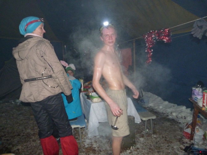 Новый год на Волчихе (новички, ФАСО, Альпинизм, альпинисты, праздник)