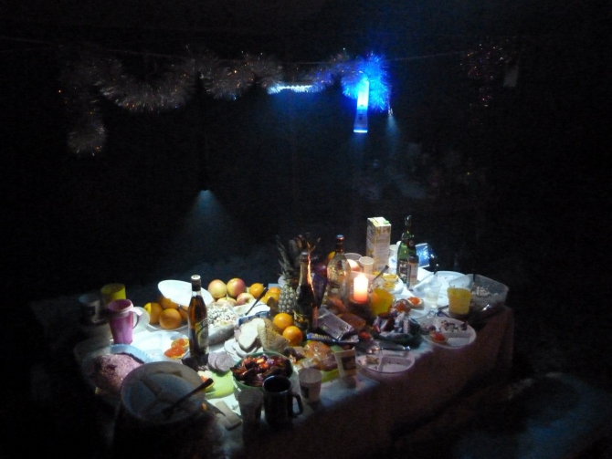 Новый год на Волчихе (новички, ФАСО, Альпинизм, альпинисты, праздник)