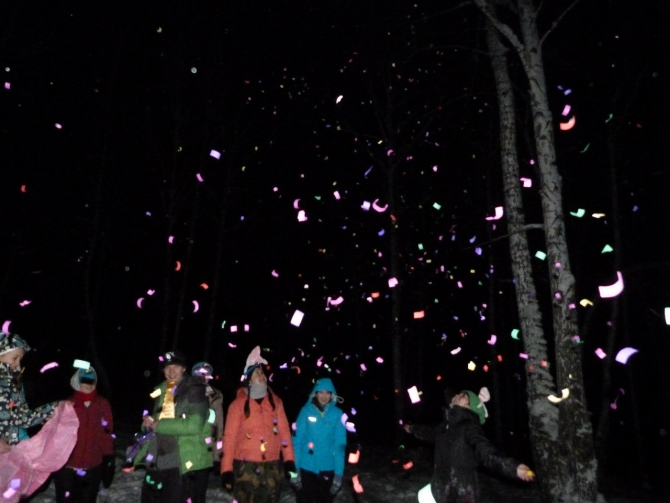 Новый год на Волчихе (новички, ФАСО, Альпинизм, альпинисты, праздник)