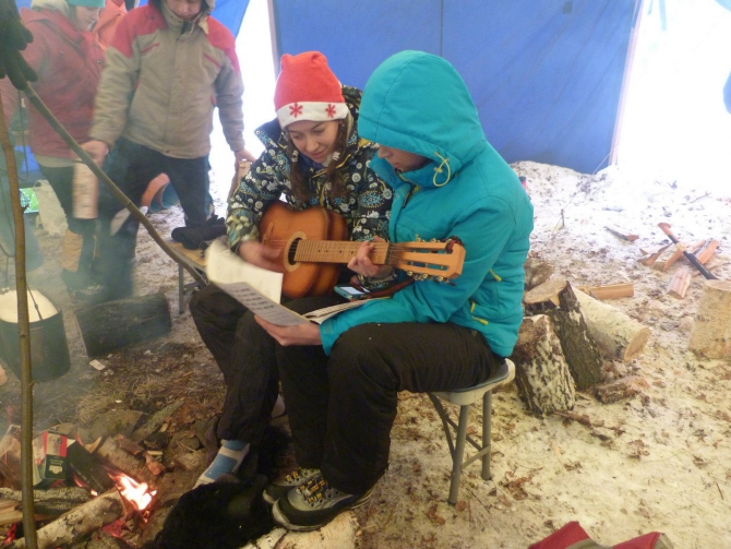 Новый год на Волчихе (новички, ФАСО, Альпинизм, альпинисты, праздник)