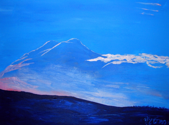Выставка картин "Синие горы Кавказа" (пятигорск)