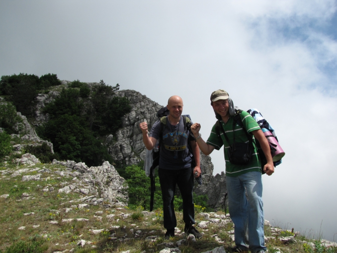 Крым 2010. Ангарский перевал - Алупка. (Горный туризм, горный туризм)