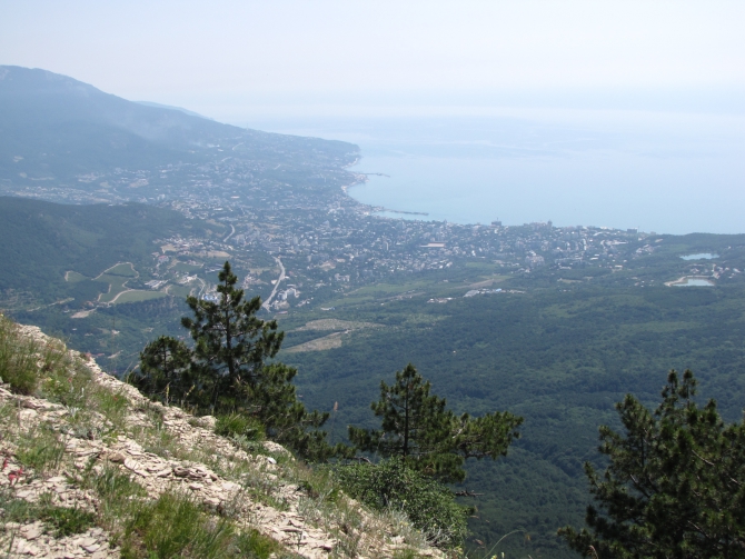 Крым 2011. Байдарская долина - с. Виноградное (возле Алушты, Горный туризм, горный туризм)
