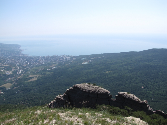 Крым 2011. Байдарская долина - с. Виноградное (возле Алушты, Горный туризм, горный туризм)